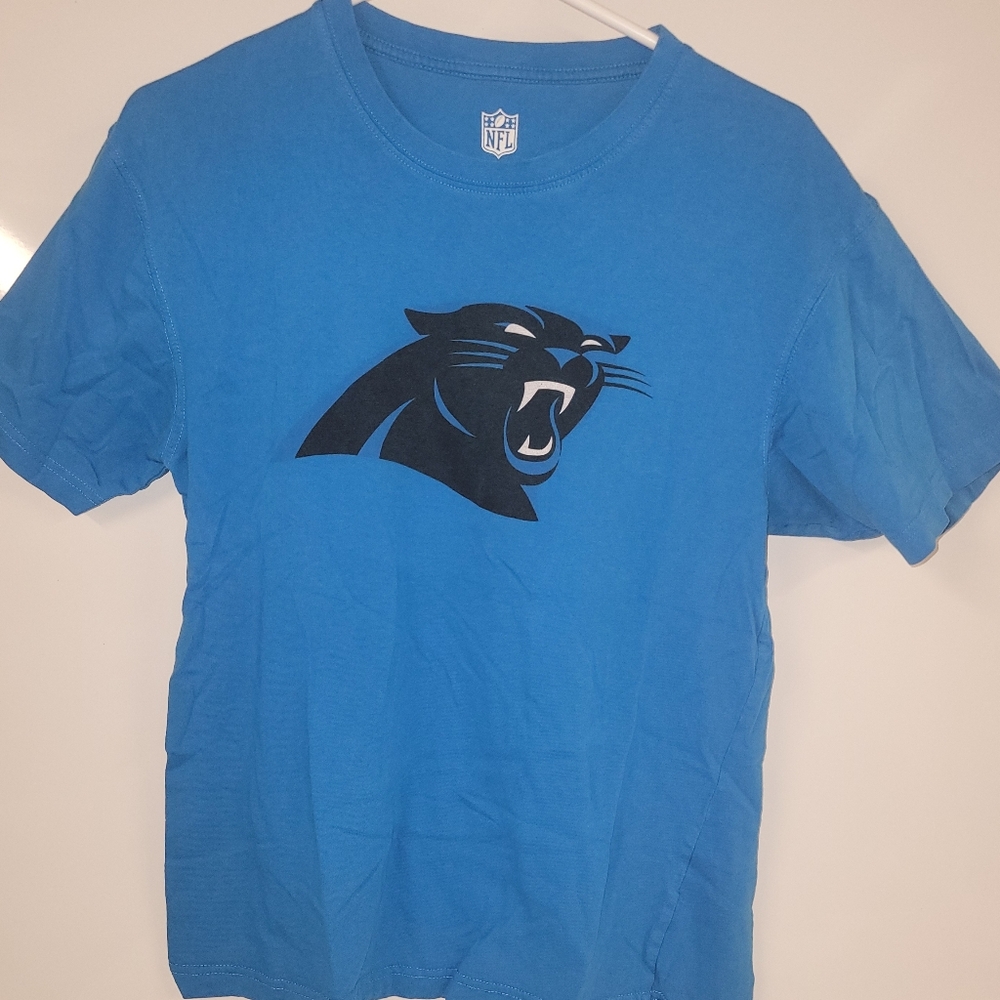 NFL Carolina Panthers OTF Collection Blue Classic Graphic Men's T Medium